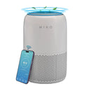 MIKO Air Purifier for Bedroom with 3-in-1 HEPA Filter & Sleep Mode, Whisper Quiet, Covers Up to 1200 ft, Smart Wi-Fi App Control - Removes Smoke, Allergens, Pets Hair, Dust, Odors, Pollutants