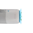 MIKO Air Purifier for Bedroom with 3-in-1 HEPA Filter & Sleep Mode, Whisper Quiet, Covers Up to 1200 ft, Smart Wi-Fi App Control - Removes Smoke, Allergens, Pets Hair, Dust, Odors, Pollutants
