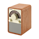 Sangean WR-15WL AM/FM Table Top Wooden Radio, Walnut
