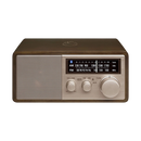Sangean WR-16SE AM/FM/Bluetooth/Aux-in/USB Phone Charging 45th Anniversary Special Edition Wooden Cabinet Radio (Dark Walnut with Rose Gold)