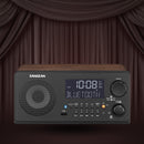 Sangean WR-22WL AM/FM-RDS/Bluetooth/USB Table-Top Digital Tuning Receiver (Dark Walnut)