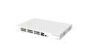 Mikrotik CRS328-24P-4S+RM 24 port Gigabit Ethernet router/switch with four 10Gbps SFP+ ports in 1U rackmount case, Dual Boot and PoE output, 500W