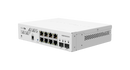 Mikrotik CSS610-8G-2S+IN Eight 1G Ethernet ports and two SFP+ ports for 10G fiber connectivity. Portable, powerful and extremely cost-effective