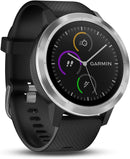 GARMIN Smartwatch Vivoactive 3 1,2" GPS Waterproof 5 ATM Glonass Black Stainless Steel 010-01769-00